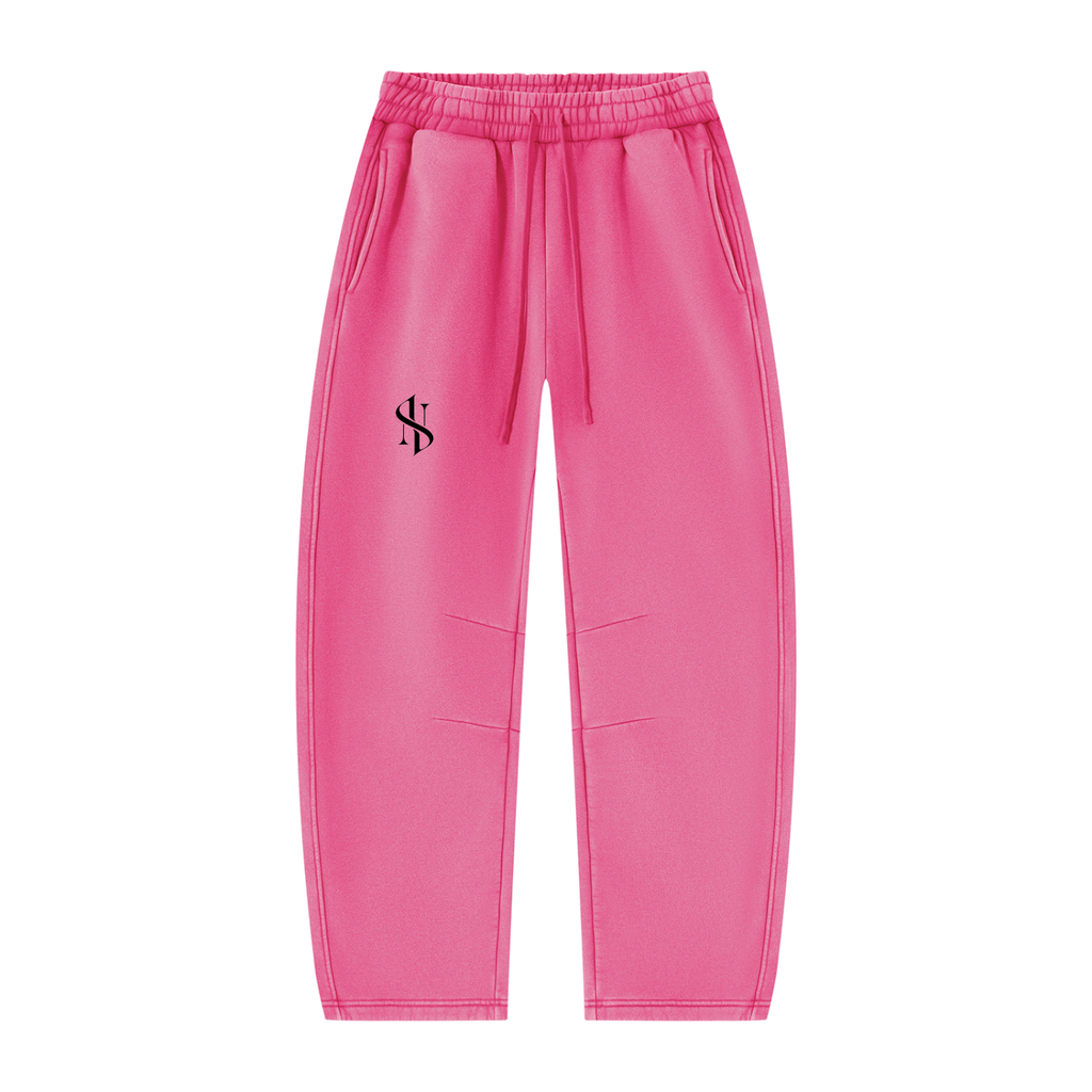 Unisex Vintage Wash Barrel Leg Fleece Sweatpants – My Store