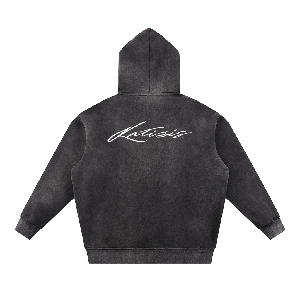 Sun Fade Contrast Tape Fleece Hoodie – My Store